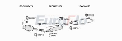 Układ wydechowy EUROFLO CNDIS20D6034B