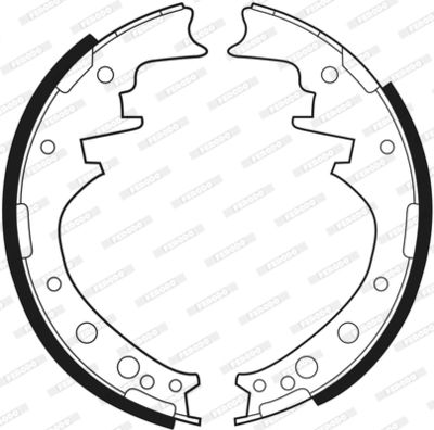 SET SABOTI FRANA FERODO FSB171 2