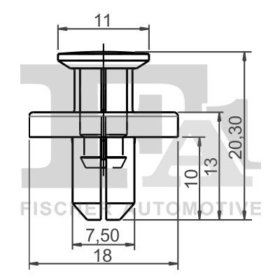 CLIPS ACOPERIRE DECORATIVA SI PROTECTIE FA1 72300085