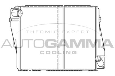 Радиатор, охлаждение двигателя AUTOGAMMA 100081 для BMW 2500-3.3