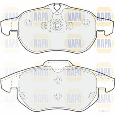 Brake Pad Set NAPA NBP1175