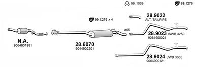 SISTEM DE ESAPAMENT ASSO ART4152