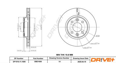 BREMSSCHEIBE DR!VE+ DP1010111606 2