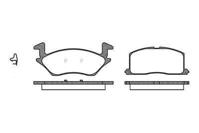 Комплект тормозных колодок, дисковый тормоз NEW BLOX NB21948N00 для TOYOTA STARLET