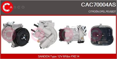 COMPRESOR CLIMATIZARE CASCO CAC70004AS