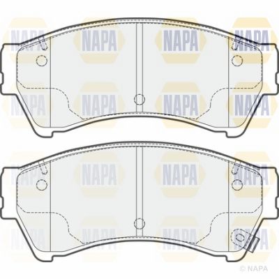 Brake Pad Set NAPA NBP1525