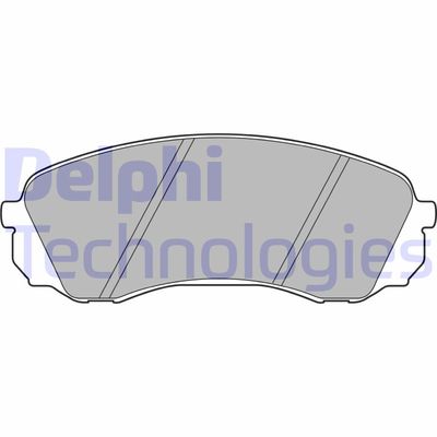 Bromsbeläggssats, skivbroms DELPHI LP2094