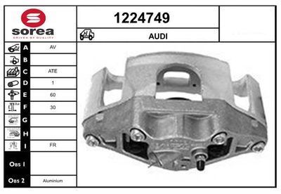 BREMSSATTEL SNRA 1224749