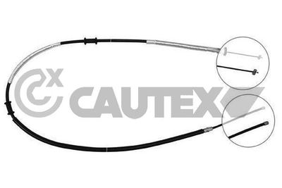 Тросик, cтояночный тормоз CAUTEX 019038 для FIAT DOBLO