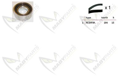 Комплект ремня ГРМ MABYPARTS OBK010110 для FIAT CINQUECENTO