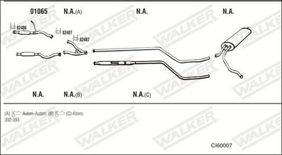 Изпускателна система WALKER CI60007