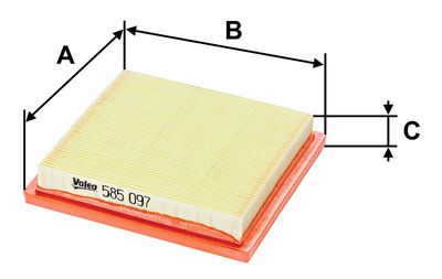 LUFTFILTER VALEO 585097 0