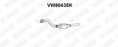 VENEPORTE VW80435K Катализатор для VW PASSAT B5 Variant (3B5)