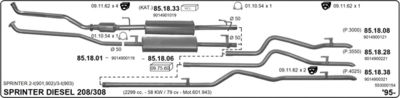 Układ wydechowy IMASAF 553000154