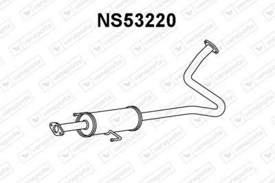 Предглушитель выхлопных газов VENEPORTE NS53220 для NISSAN NOTE
