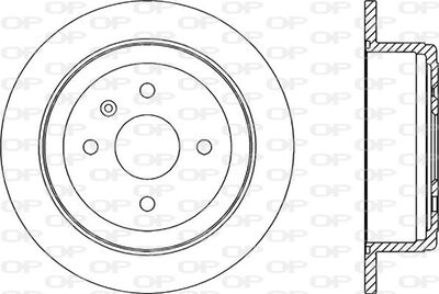 OPEN PARTS BDR2012.10 Тормозные диски  для CHEVROLET ASTRA (Шевроле Астра)