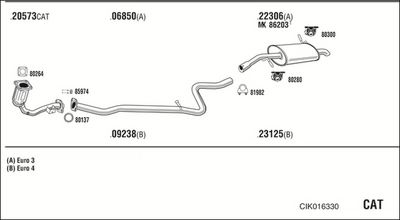 SISTEM DE ESAPAMENT WALKER CIK016330