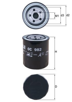 Oil Filter OC 982