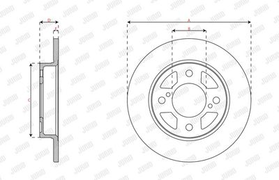 BREMSSCHEIBE JURID 563584JC 2