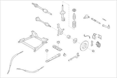 RADAUFHäNGUNG DELPHI OERENA000017138R