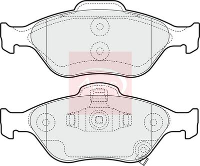 APEC Brake Pad Set, disc brake PAD1543