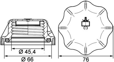 Cap, coolant tank CRB 20 000P