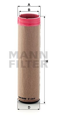 Sekundärluftfilter MANN-FILTER CF 1141/2