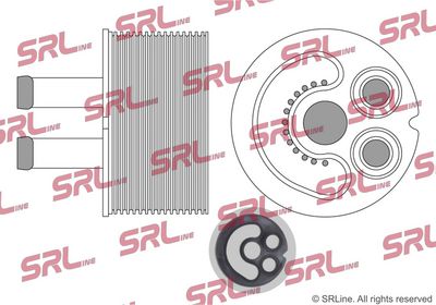 Oil cooler, engine oil