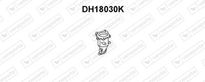 Катализатор VENEPORTE DH18030K для DAIHATSU GRAN