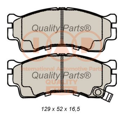 Комплект тормозных колодок, дисковый тормоз IAP QUALITY PARTS 704-21076 для KIA CLARUS