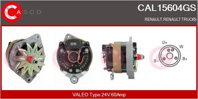 CASCO Generator Genuine (CAL15604GS)