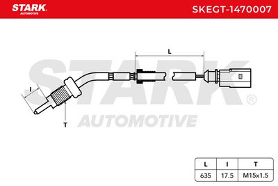 датчик, температура на изгорелите газове STARK SKEGT-1470007