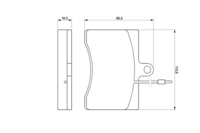 BREMSBELAGSATZ SCHEIBENBREMSE