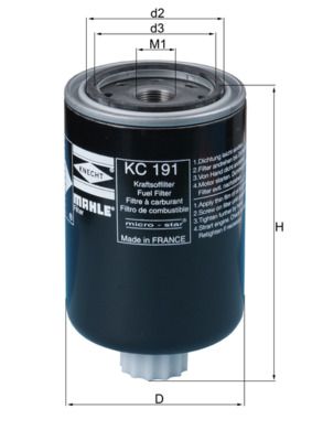 Fuel Filter KC 191