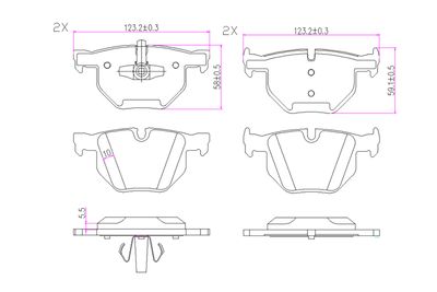 SET PLACUTE FRANA FRANA DISC BOGAP B8210213