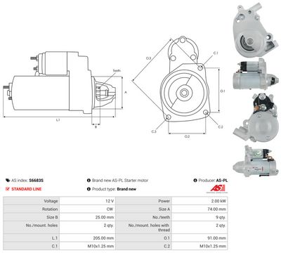 STARTER AS-PL S6683S 4