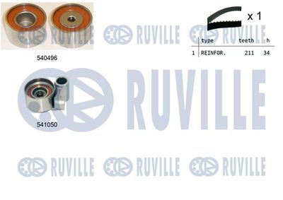 Комплект ремня ГРМ RUVILLE 550494 для TOYOTA LAND CRUISER
