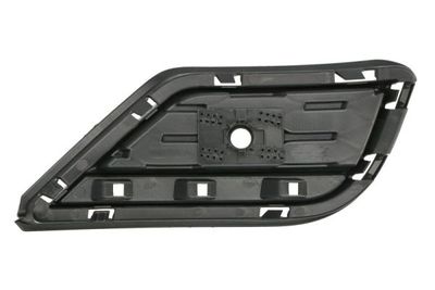 (EN) rear bumper grille Rechts (met parkeersensor gaten, plastic, zwart) past: VW T-ROC 07.17-03.22