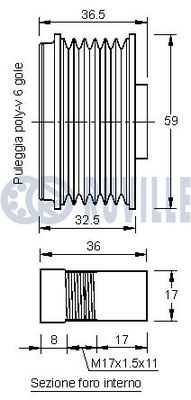 SISTEM ROATA LIBERA GENERATOR RUVILLE 541920 1