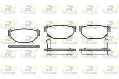 Комплект тормозных колодок, дисковый тормоз ROADHOUSE 2226.02 для SUBARU MV