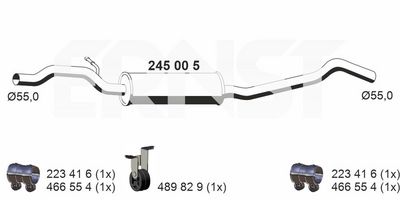 MITTELSCHALLDäMPFER