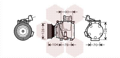 COMPRESOR CLIMATIZARE VAN WEZEL 5300K466