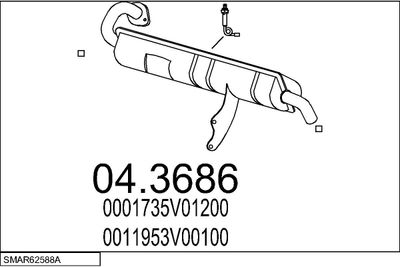 SISTEM DE ESAPAMENT MTS SMAR62588A009339