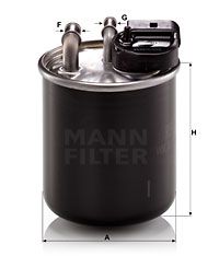 MANN-FILTER Brandstoffilter (WK 820/16)