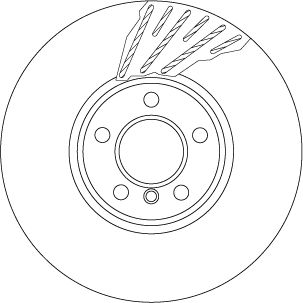 Bromsskiva TRW DF6611S