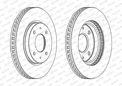 DISC FRANA FERODO DDF1845 1