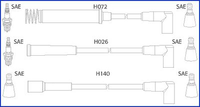 HITACHI Bougiekabelset Hueco (134225)