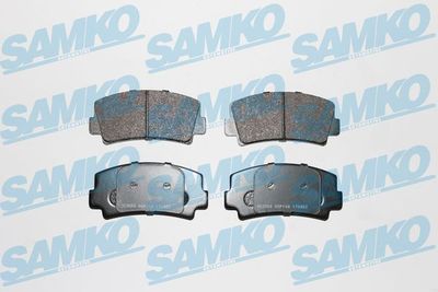Комплект тормозных колодок, дисковый тормоз SAMKO 5SP168 для MAZDA 616