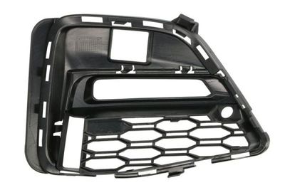 Voorbumper afdekking Voor Links (met mistlampgaten, plastic, zwart glanzend, M-TECHNIC) past: BMW 3 G20, G21 10.18-06.22