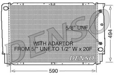 DENSO DRM33054 Крышка радиатора  для VOLVO V90 (Вольво В90)
